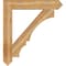 Ekena Millwork Balboa Arts & Crafts Rough Sawn Bracket, Western Red Cedar, 6"W x 40"D x 44"H BKT06X40X44BOA03RWR - alternate 3
